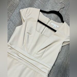 Banana Republic Beige Midi Dress